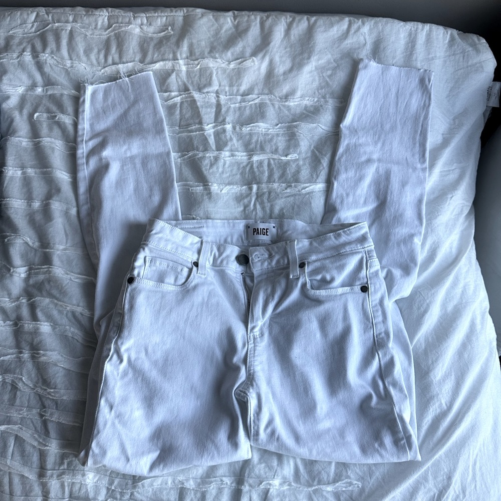 NWT Paige White Skinny Jeans Size 26